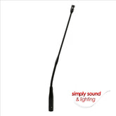 GNM 370 Schwanenhals-Kondensatormikrofon, 3-poliger XLR-Stecker, Sockel, Podien, Rednerpulte